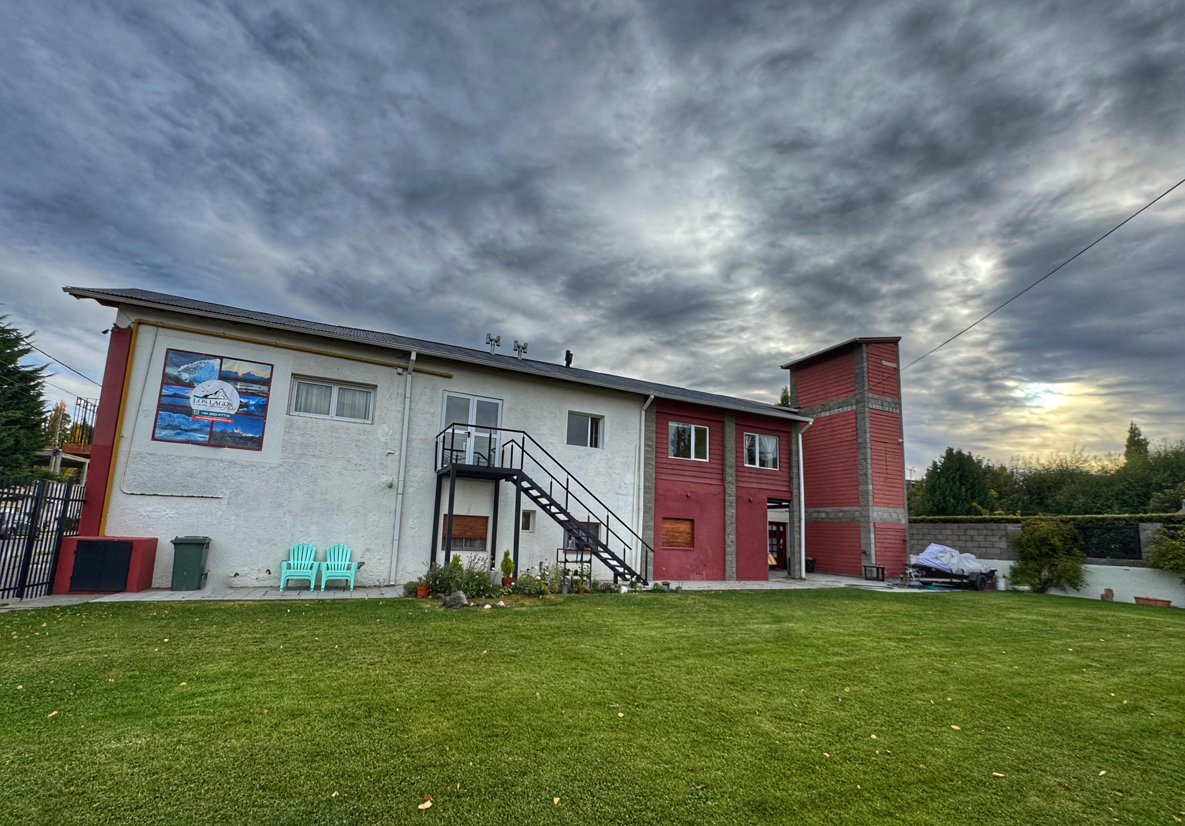 Side view of the hotel